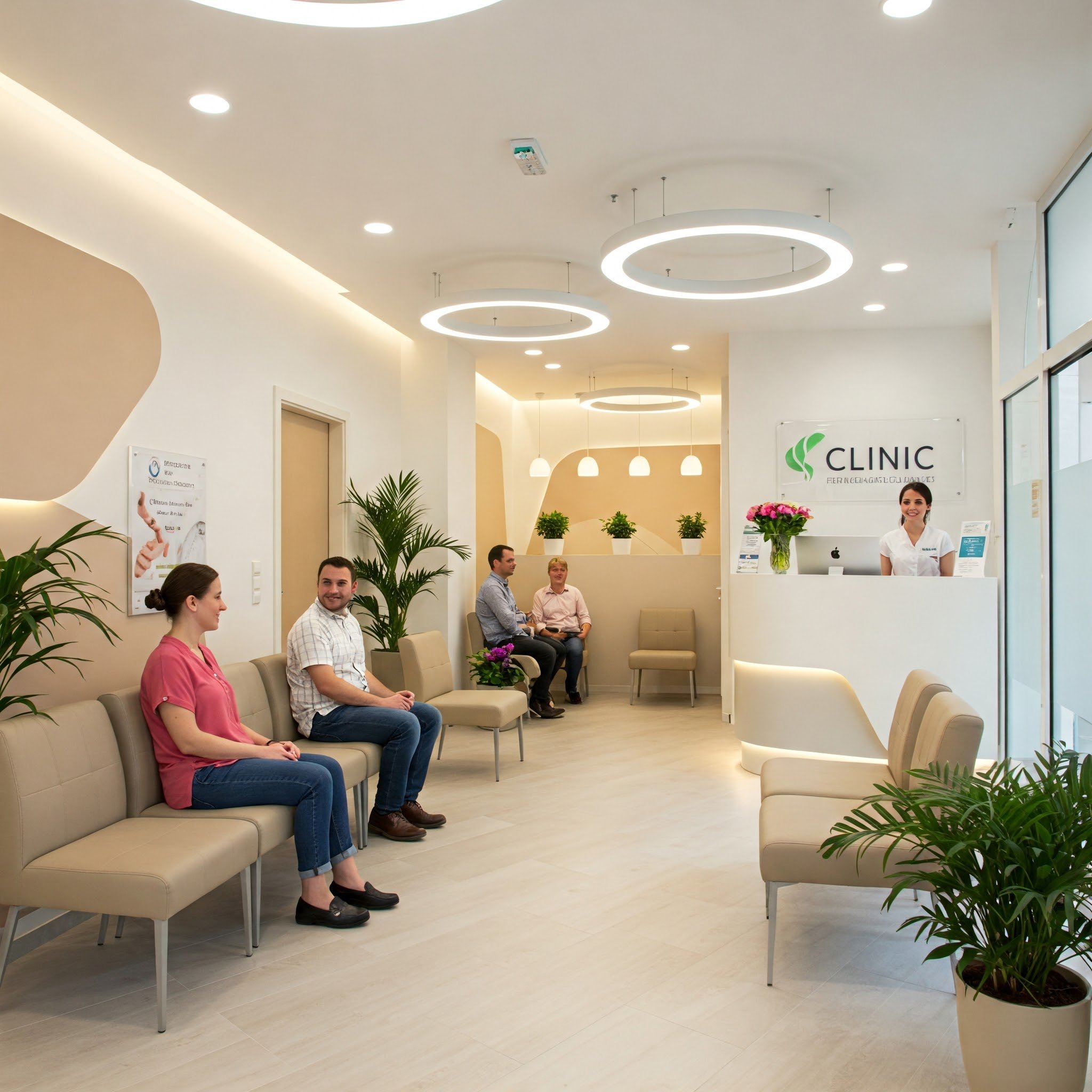 Interface do sistema de gestão de clínicas Átimo Saúde